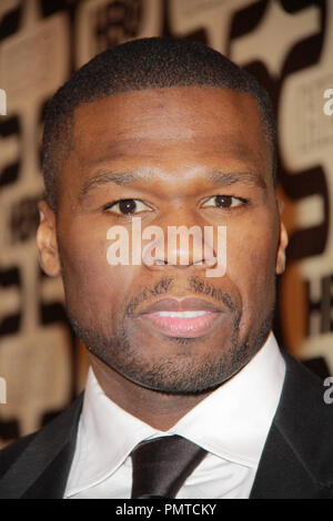 50 Cent 01/13/2013 settantesimo Annuale di Golden Globe Awards HBO After Party tenuto presso il Beverly Hilton Hotel di Beverly Hills, CA Foto di Izumi Hasegawa / HNW / PictureLux Foto Stock