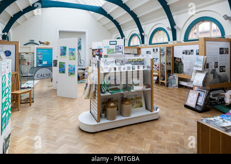 Calne Heritage Centre museum, Patrimonio trimestre, Calne, Wiltshire, Inghilterra, Regno Unito Foto Stock