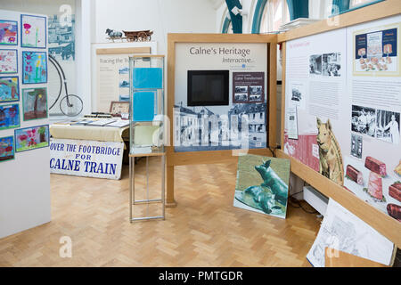 Calne Heritage Centre museum, Patrimonio trimestre, Calne, Wiltshire, Inghilterra, Regno Unito Foto Stock