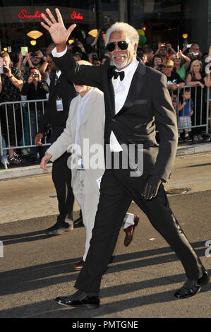 Morgan Freeman presso il Los Angeles Premiere di 'Oblivion" tenutasi presso il Teatro Dolby in Hollywood, CA. La manifestazione ha avuto luogo mercoledì 10 aprile, 2013. Foto di PRPP / PictureLux Riferimento File # 31913 105PRPP01 per solo uso editoriale - Tutti i diritti riservati Foto Stock