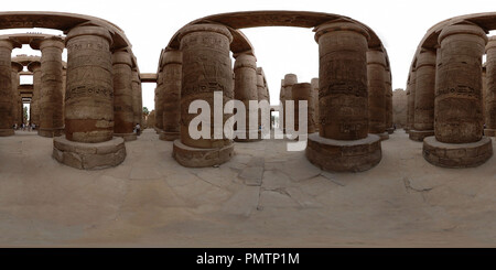 Visualizzazione panoramica a 360 gradi di Tempio di Karnak Nilo