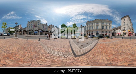 Visualizzazione panoramica a 360 gradi di Saumur Centre ville
