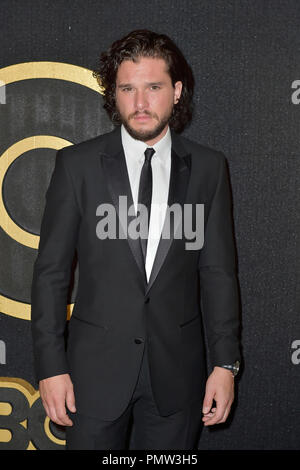 Los Angeles, Ca, Stati Uniti d'America. Xvii Sep, 2018. Kit Harington a HBO ufficiale 2018 Emmy dopo essere partito il 17 settembre 2018 a Los Angeles, California. Credito: Faye Sadou/media/punzone Alamy Live News Foto Stock
