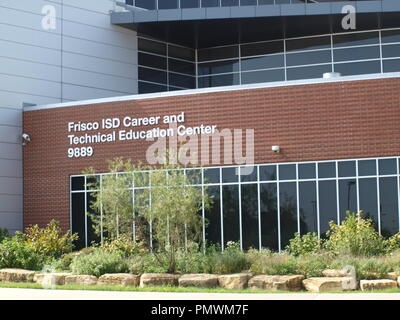 Frisco,Texas: Cowboy World HQ e National Soccer Hall of Fame e Frisco DSI Admin, Tech e HS che vantaggi Foto Stock