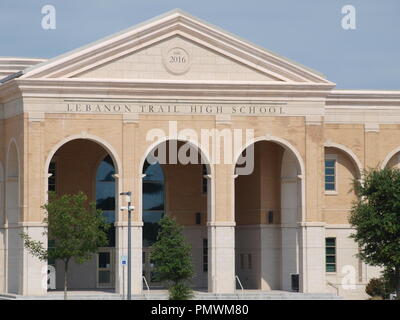 Frisco,Texas: Cowboy World HQ e National Soccer Hall of Fame e Frisco DSI Admin, Tech e HS che vantaggi Foto Stock