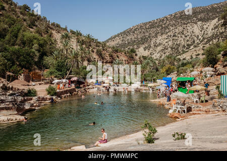 Documentario fotografie di viaggio di Paradise Valley in Alto Atlante, Agadir, Marocco Foto Stock