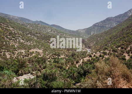 Documentario fotografie di viaggio di Paradise Valley in Alto Atlante, Agadir, Marocco Foto Stock