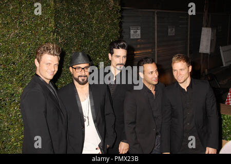 Backstreet Boys, Nick Carter, A.J. McLean, Kevin Richardson, Howie Dorough, Brian Littrell 04/25/2013 secondo l'ilarità annuale per la carità che beneficiano del morbo di Alzheimer Association tenutosi a Avalon Hollywood in Hollywood, CA Foto di Izumi Hasegawa / HNW / PictureLux Foto Stock