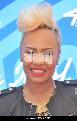 Emeli Sande presso la American Idol stagione 12 finale svoltasi presso il Nokia Theatre LA Live di Los Angeles, CA. L'evento ha avuto luogo giovedì, 16 maggio 2013. Foto di PRPP PRPP / PictureLux Riferimento File # 31962 025PRPP01 per solo uso editoriale - Tutti i diritti riservati Foto Stock