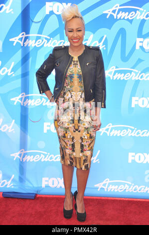 Emeli Sande presso la American Idol stagione 12 finale svoltasi presso il Nokia Theatre LA Live di Los Angeles, CA. L'evento ha avuto luogo giovedì, 16 maggio 2013. Foto di PRPP PRPP / PictureLux Riferimento File # 31962 026 - PRPP01 per solo uso editoriale - Tutti i diritti riservati Foto Stock