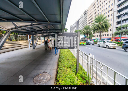 Makati, Filippine - 30 Luglio 2018: Makati Central Business District Foto Stock