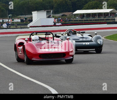 Anthony Taylor, Chevrolet McLaren M1B, Whitsun Trophy, Sport Prototipi, pre-1966, Goodwood 2018, settembre 2018, Automobiles, automobili, il circuito Foto Stock