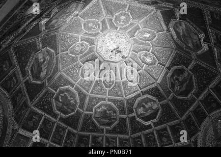 Araldica in camera il Palazzo Nazionale di Sintra Foto Stock