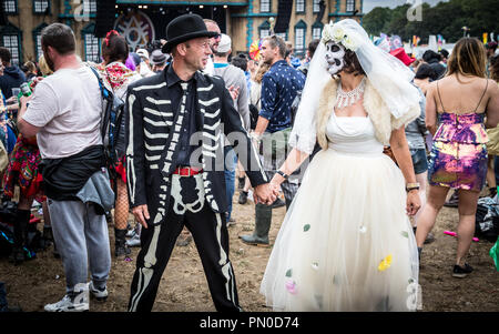 Boomtown Capitolo 10: La macchina non può essere arrestato in Winchester offre: atmosfera dove: Winchester, Regno Unito quando: 12 Ago 2018 Credit: WENN.com Foto Stock