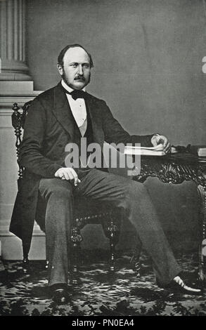 L'ultimo ritratto preso di Prince Albert, Albert, il principe consorte della regina Victoria di Vernon Heath Foto Stock