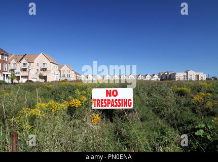 Recentemente sviluppata zona residenziale Foto Stock