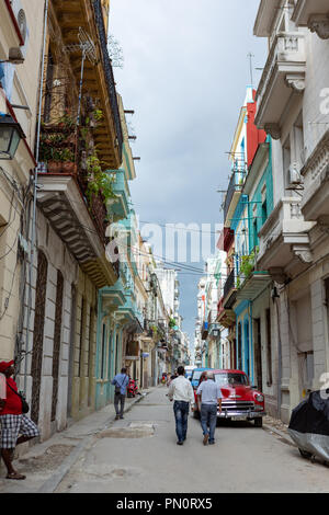 Scene di strada, Havana, Cuba Foto Stock