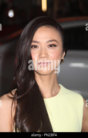 Linguetta Wei 01/08/2015 La prima mondiale di "Blackhat" tenutasi presso la TCL Teatro Cinese a Hollywood, CA Foto di Izumi Hasegawa / HollywoodNewsWire.net Foto Stock