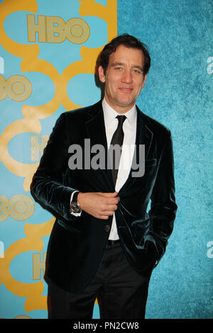 Clive Owen 01/11/2015 72Annuale di Golden Globe Awards HBO dopo essere partito svoltasi presso il Beverly Hilton di Beverly Hills, CA Foto di Izumi Hasegawa / HNW / PictureLux Foto Stock