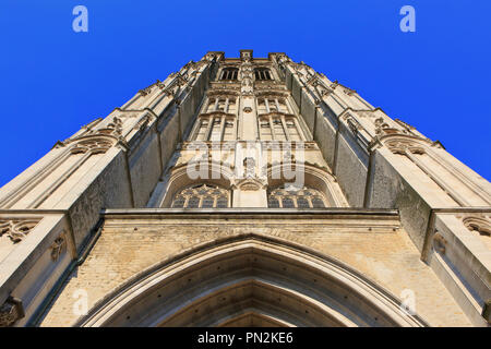 La facciata della San Rumbold la cattedrale e la Torre (1200-1520) in Mechelen, Belgio Foto Stock