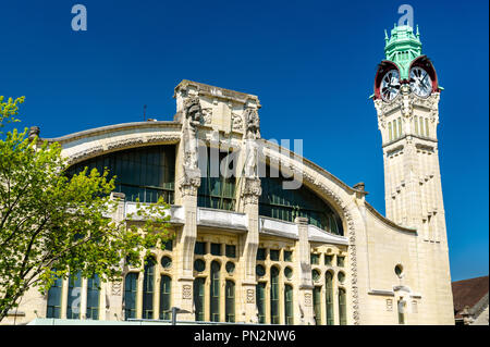 Stazione ferroviaria di Rouen in Francia Foto Stock