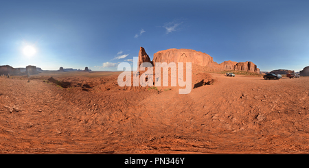 Visualizzazione panoramica a 360 gradi di Il Monument Valley viewpoint