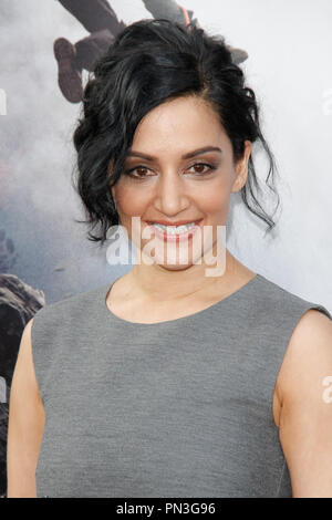 Archie Panjabi presso la Premiere Mondiale della Warner Bros Foto' 'Sun Andreas" tenutasi presso la leva TCL Teatro Cinese a Hollywood, CA, 26 maggio 2015. Foto di Joe Martinez / PictureLux Foto Stock