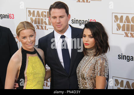 Elizabeth banche, Channing Tatum, Jenna Dewan Tatum 25/06/2015 Los Angeles Premiere mondiale di 'Magic Mike XXL" tenutasi presso la TCL Teatro Cinese a Hollywood, CA Foto di Tom Gianakopoulos / HNW / PictureLux Foto Stock