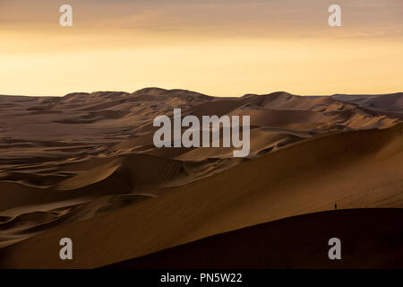 Einsam in der Wüste, Huacachina , Ica , Perù Foto Stock