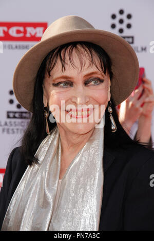 Anna Karina al 2016 TCM Classic Film Festival tenutosi presso la leva TCL Teatro Cinese a Hollywood, CA, 28 aprile 2016. Foto di Joe Martinez / PictureLux Foto Stock