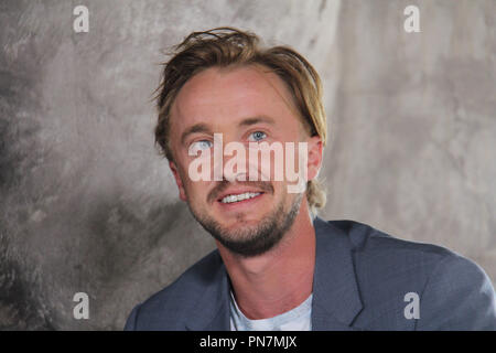 Tom Felton 04/06/2016 Il mondo di Wizarding di Harry Potter in Anteprima Media giorno tenutasi all'Universal Studios di Hollywood a Hollywood, CA Foto di Kazuki Hirata / HNW / PictureLux Foto Stock