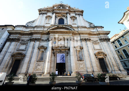 La Chiesa del Gesù a Roma, Italia. Foto Stock