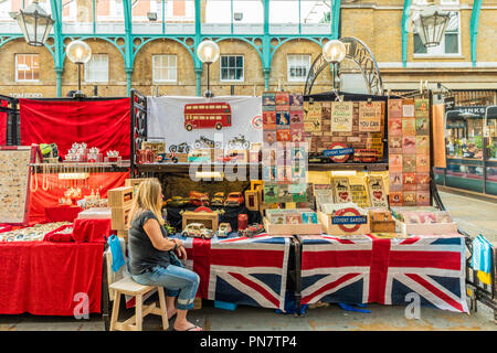 Londra. Settembre 2018. Una vista nel mercato di Covent Garden di Londra Foto Stock