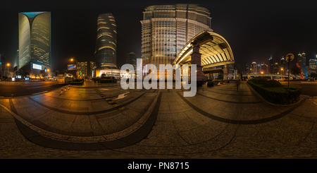 Visualizzazione panoramica a 360 gradi di Edificio Jin-Mao Shanghai