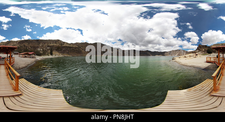 Visualizzazione panoramica a 360 gradi di Molo di Quilotoa
