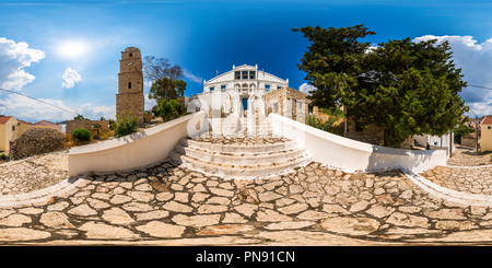 Visualizzazione panoramica a 360 gradi di Bellissima villa sull' isola di Chalki, Rodi