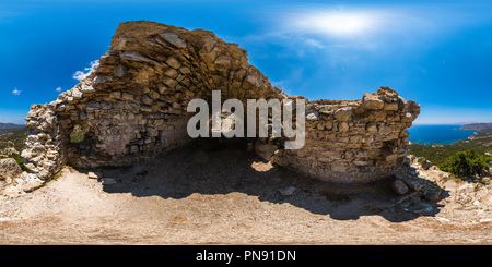 Visualizzazione panoramica a 360 gradi di Aghios Panteleimonas, Rodi 2