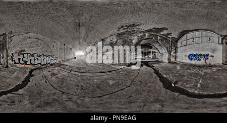 Visualizzazione panoramica a 360 gradi di All'interno di Mayfield Depot, Vicino stazione Piccadilly, Manchester