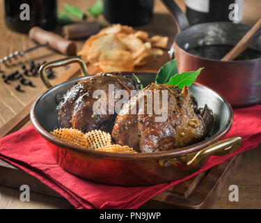 Arrosto di gallo cedrone. Gioco bird Food UK Foto Stock