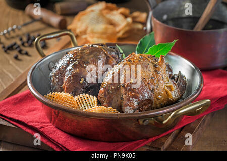 Arrosto di gallo cedrone. Gioco bird Food UK Foto Stock