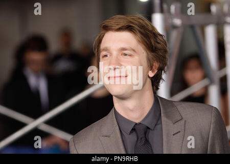 Thomas Mann alla premiere di Warner Bros Foto' 'Kong: l'isola di Skull" tenutasi presso il Teatro Dolby in Hollywood, CA, 8 marzo 2017. Foto di Giuseppe Martinez / PictureLux Foto Stock