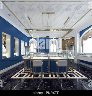 3D render di gioielleria Foto Stock
