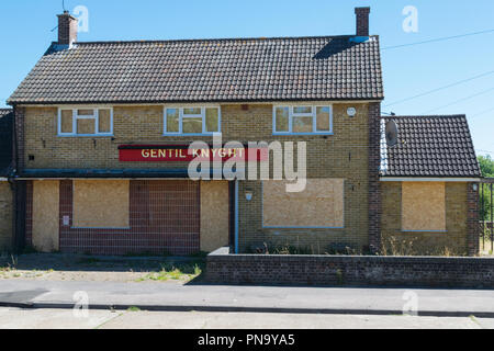 Saliti fino pub al gentil i Knyght, Cavaliere Avenue, Canterbury Kent Foto Stock