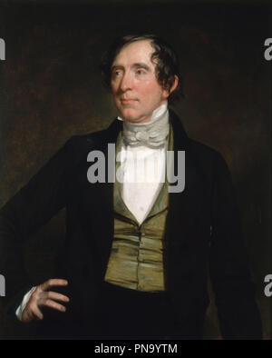 William C. Preston. Data/Periodo: 1842. La pittura. Olio su tela Olio su tela. Altezza: 914.40 mm (36 in); larghezza: 736.60 mm (29 in). Autore: GEORGE PETER ALEXANDER HEALY. Foto Stock