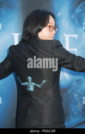 Jimmy O. Yang 07/12/2017 'Gioco di troni' Stagione 7 Premiere detenute presso il Music Center della Walt Disney Concert Hall di Los Angeles, CA Foto di Izumi Hasegawa / HNW / PictureLux Foto Stock