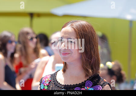 Maya Rudolph presso la Premiere mondiale di Columbia Picture 'il filmato Emoji" tenutasi presso il Regency Village Theatre di Westwood, CA, 23 luglio, 2017. Foto di Giuseppe Martinez / PictureLux Foto Stock