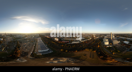 Visualizzazione panoramica a 360 gradi di Monaco Nord, Frankfurter Ring,