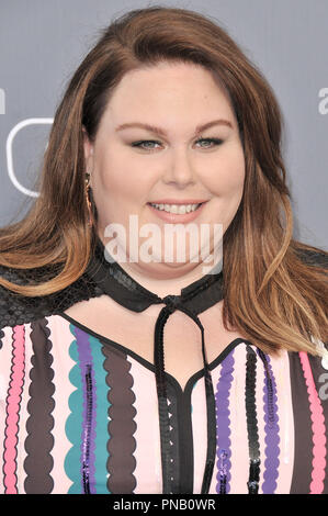 Chrissy Metz alla XXIII edizione critica' Choice Awards tenutosi presso il Barkar Hangar a Santa Monica, CA su Giovedi, 11 gennaio 2018. Foto di PRPP / PictureLux Riferimento File # 33512 008PRPP01 per solo uso editoriale - Tutti i diritti riservati Foto Stock