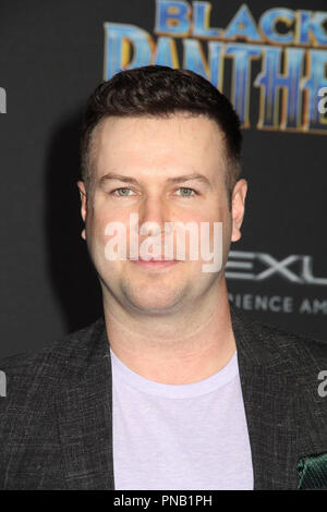 Taran" Killam 29/01/2018 La prima mondiale di "Black Panther" tenutasi presso il Dolby Theatre di Los Angeles, CA Foto di Izumi Hasegawa / HNW / PictureLux Foto Stock