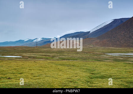 Barskoon Gorge, Barskoon valley in Kirghizistan, alta Tyan Shan montagne, Asia centrale Foto Stock